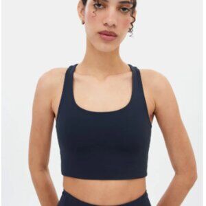 NWT Girlfriend Collective Navy Paloma Racerback Bra